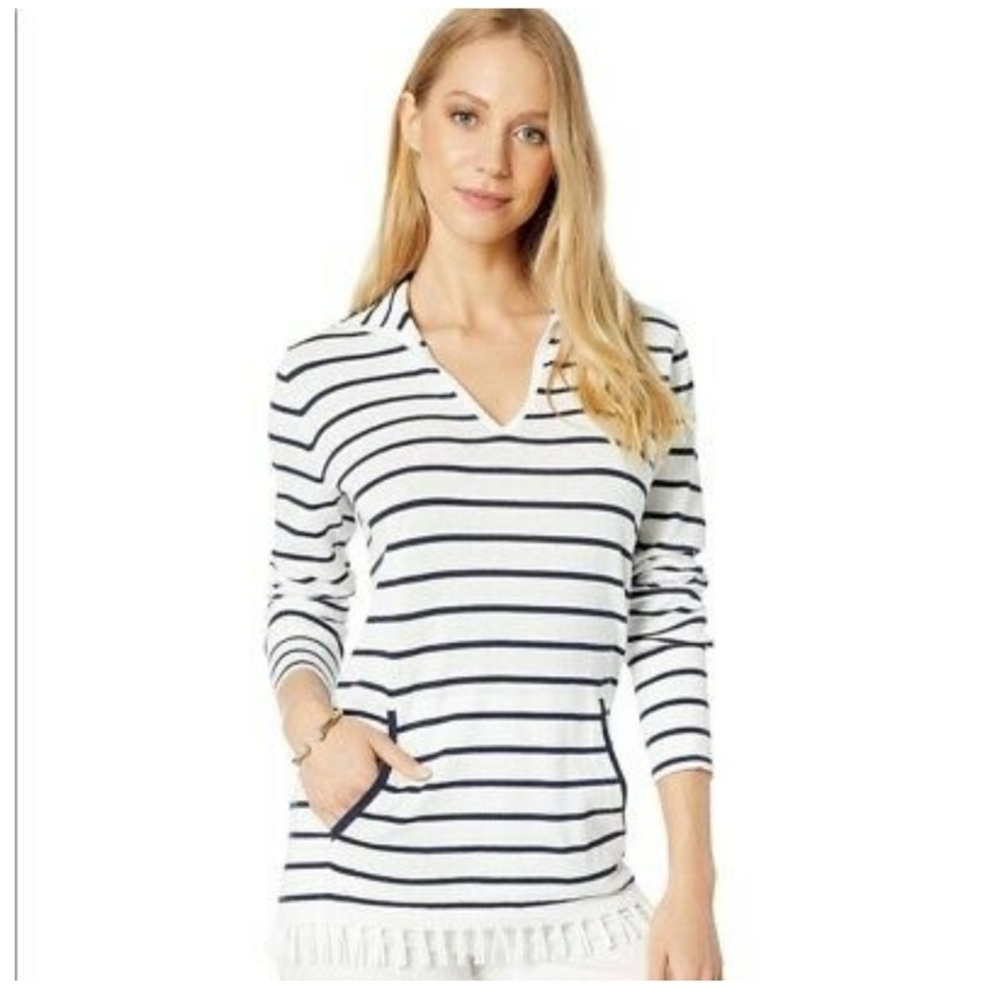 NWT Lilly Pulitzer Crestwood Sweater Resort White